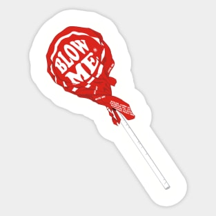 Blow Me (red) Sticker